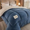 Coberdrom Edredom Sherpa Com Mantinha Cobertor Quarto Casal Queen Grosso Cores 2,40cm x 2,20cm