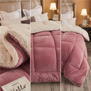 Coberdrom Edredom Sherpa Com Mantinha Cobertor Quarto Casal Queen Grosso Cores 2,40cm x 2,20cm