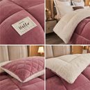 Coberdrom Edredom Sherpa Com Mantinha Cobertor Quarto Casal Queen Grosso Cores 2,40cm x 2,20cm